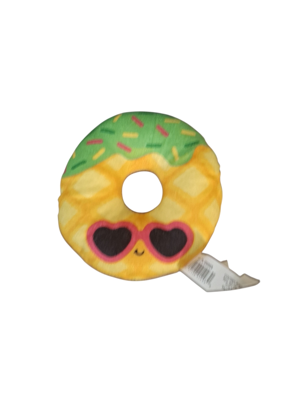 Kids Pineapple Donut Plush Toy - Yellow with Green Top(NWOT)